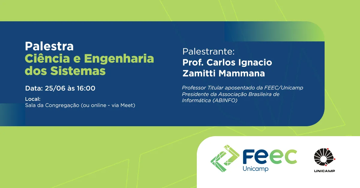 Convite Especial: Palestra com o Prof. Carlos Mammana!