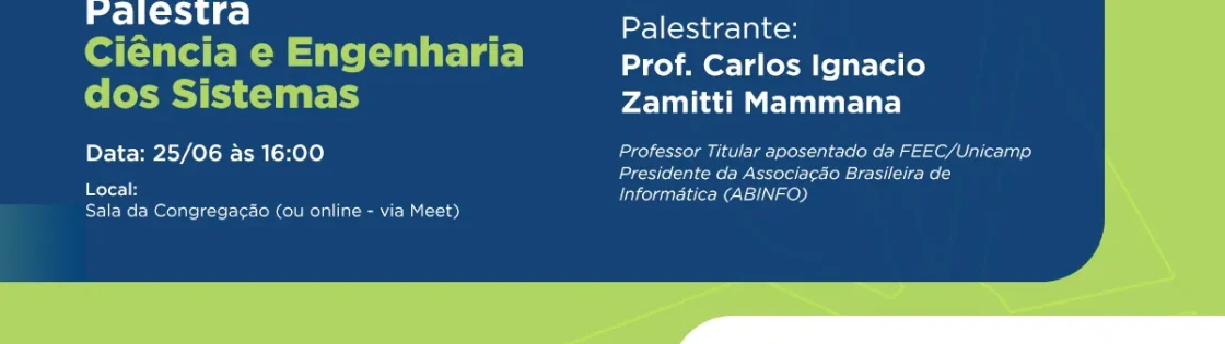 Convite Especial: Palestra com o Prof. Carlos Mammana!